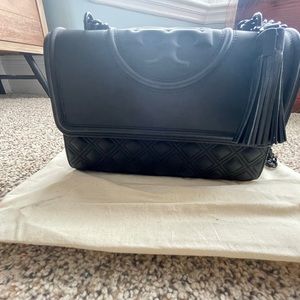 Tory Burch Fleming Matte Convertible Shoulder Bag